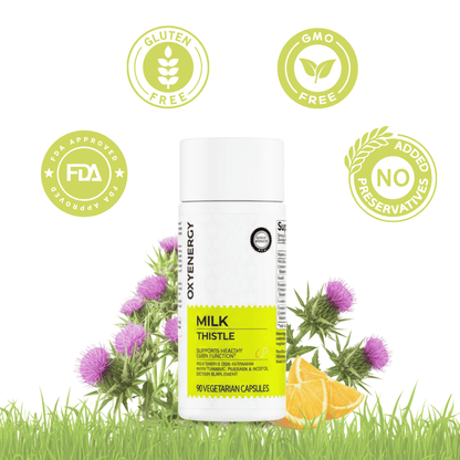 Feel Lighter, Live Brighter with Milk Thistle.