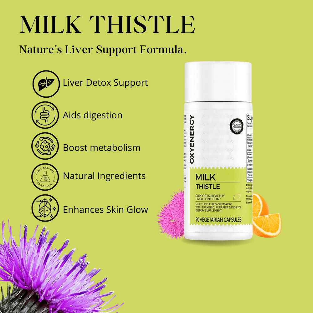 Feel Lighter, Live Brighter with Milk Thistle.