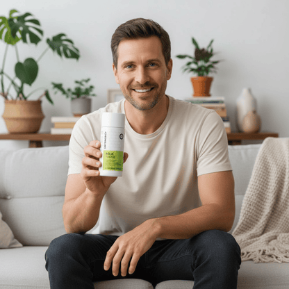 Feel Lighter, Live Brighter with Milk Thistle.