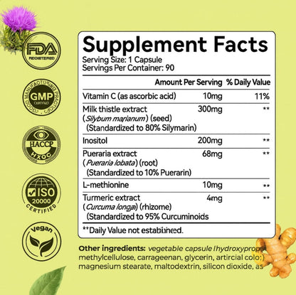 Feel Lighter, Live Brighter with Milk Thistle.